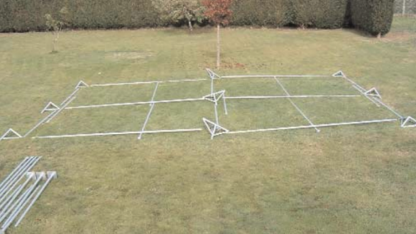 Montage de la toiture de la tente de réception professionnelle 5x4 mètres